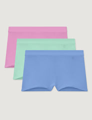 Women's Second Skin Luxe Rib Boyshort (3-Pack)