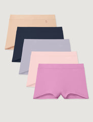 Women's Cool Cotton Boyshort (5-Pack)