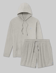 Towel Terry Hoodie & Short Set
