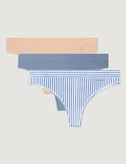 Women's Second Skin Thong (3-Pack)