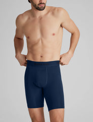 Second Skin Luxe Rib Boxer Brief 8" (3-Pack)