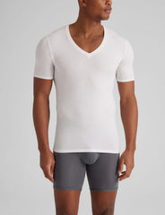 Cool Cotton Deep V-Neck Stay-Tucked Undershirt (6-Pack)