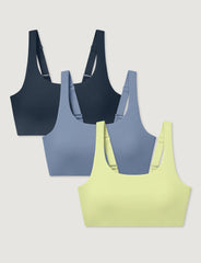 Medium Impact Sports Bra (3-Pack)