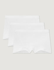 Women's Cotton Pointelle High Rise Boyshort (3-Pack)