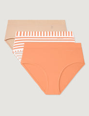 Women's Second Skin High Rise Brief (3-Pack)