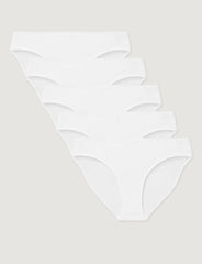 Women's Cotton Pointelle Bikini (5-Pack)