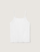 Women's Cotton Pointelle Rib Camisole