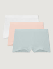 Women's Cotton Pointelle High Rise Boyshort (3-Pack)