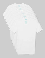 Second Skin High V-Neck Stay-Tucked Undershirt (6-Pack)
