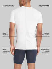 Cool Cotton Deep V-Neck Stay-Tucked Undershirt