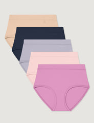 Women's Cool Cotton High Rise Brief (5-Pack)
