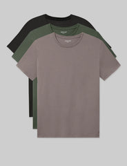 Second Skin Crew Neck Tee (3-Pack)