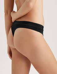 Women's Second Skin Luxe Rib Thong (3-Pack)