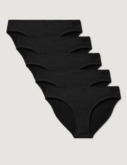 Women's Cotton Pointelle Bikini (5-Pack)