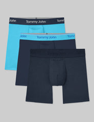 Second Skin Mid-Length Boxer Brief 6" (3-Pack)