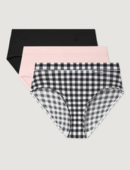 Women's Second Skin High Rise Brief (3-Pack)