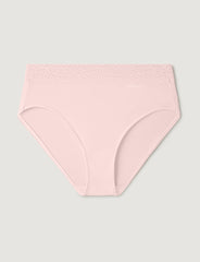 Women's Second Skin High Rise Brief, Lace Waist