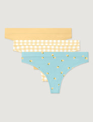 Women's Cool Cotton Thong (3-Pack)