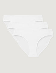 Women's Cotton Pointelle Bikini (3-Pack)