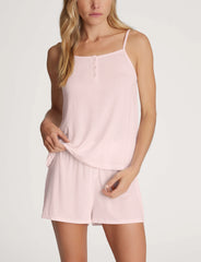 Women's Second Skin Robe, Luxe Rib Cami & Short Set