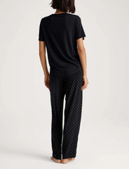Women's Second Skin Sleep Tee, Pant & Robe Set
