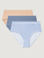 Women's Second Skin High Rise Brief (3-Pack)