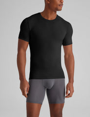 Second Skin Crew Neck Stay-Tucked Undershirt (3-Pack)