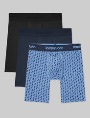 Second Skin Boxer Brief 8" (3-Pack)