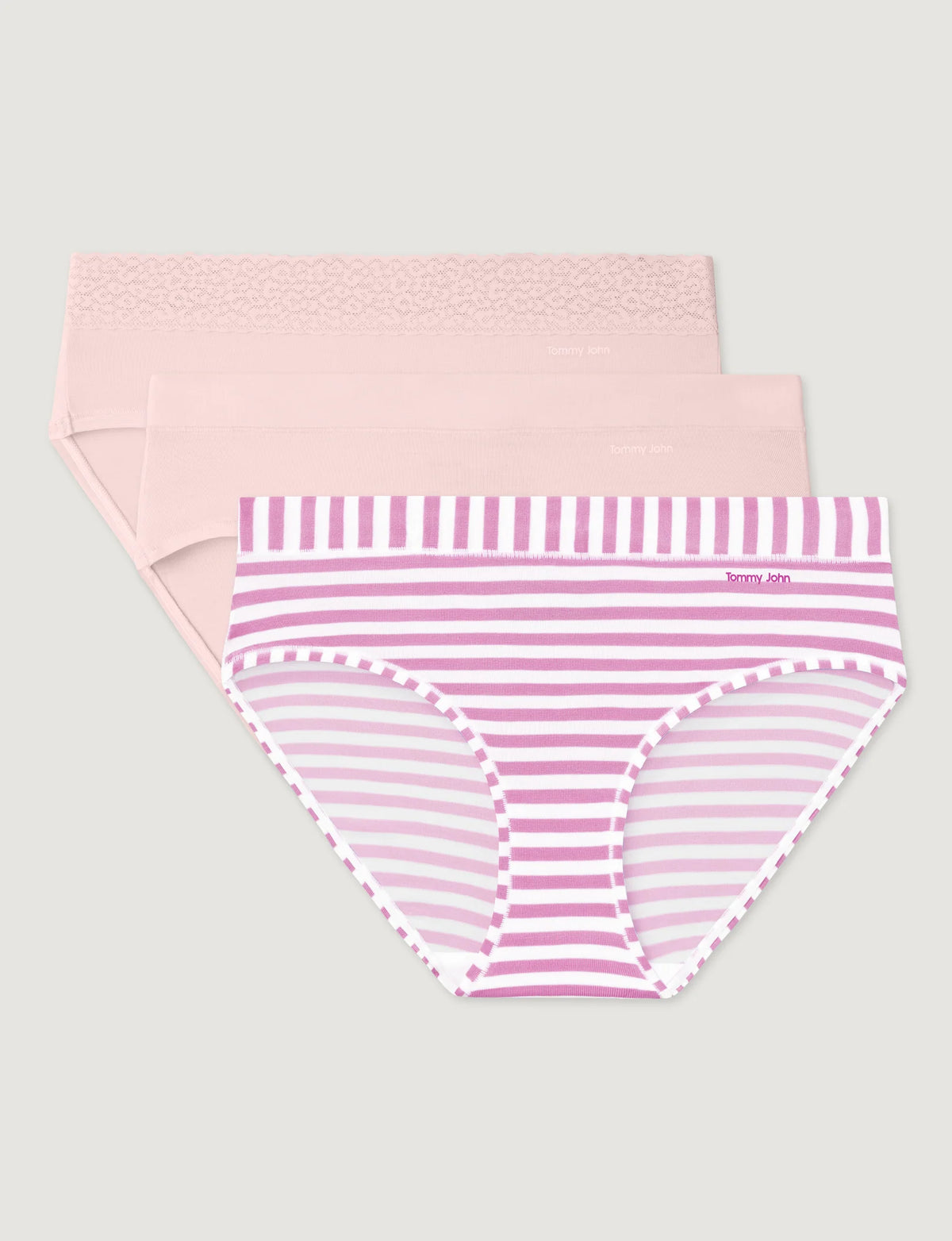 Women's Second Skin Brief, Lace Mix (3-Pack)