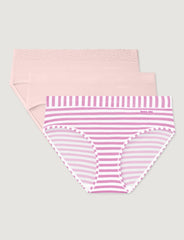 Women's Second Skin Brief, Lace Mix (3-Pack)