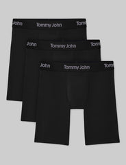 Second Skin Luxe Rib Boxer Brief 8" (3-Pack)