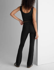 Women's Crop Tank & Flare Legging Set