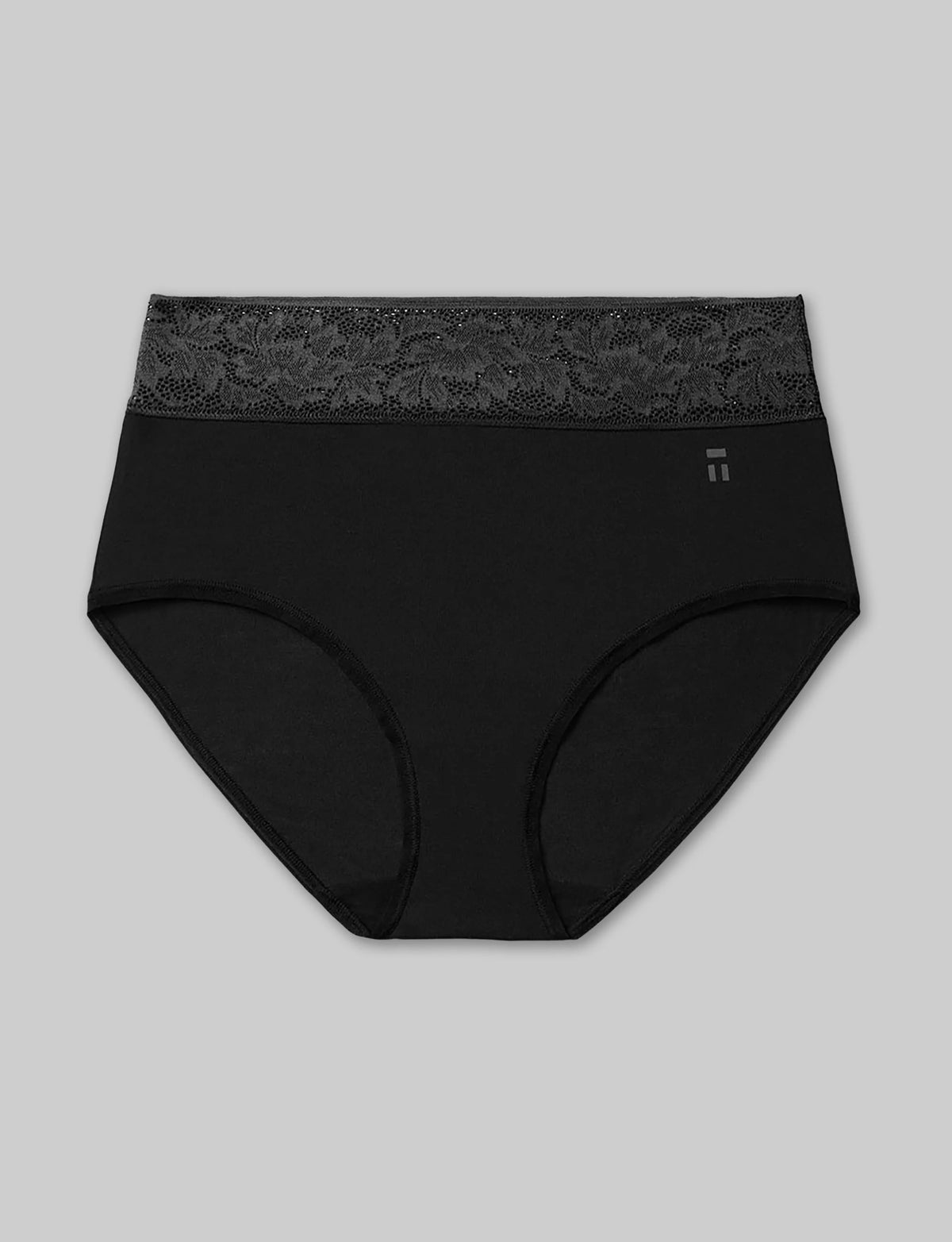 Women's Second Skin High Rise Brief, Lace Waist