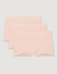 Women's Cotton Pointelle High Rise Boyshort (3-Pack)