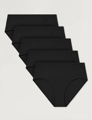 Women's Second Skin High Rise Brief (5-Pack)