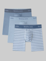 Second Skin Mid-Length Boxer Brief 6" (3-Pack)