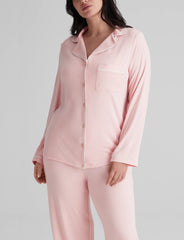 Women's Downtime Long Sleeve Pajama Top & Pant Set