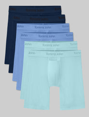 Second Skin Luxe Rib Boxer Brief 8" (6-Pack)