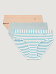 Women's Second Skin Brief, Lace Mix (3-Pack)
