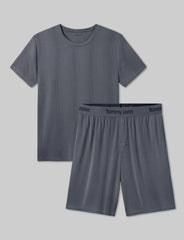 Second Skin Luxe Rib Sleep Tee & Short Set