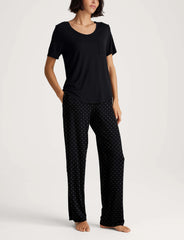 Women's Second Skin Sleep Tee, Pant & Robe Set