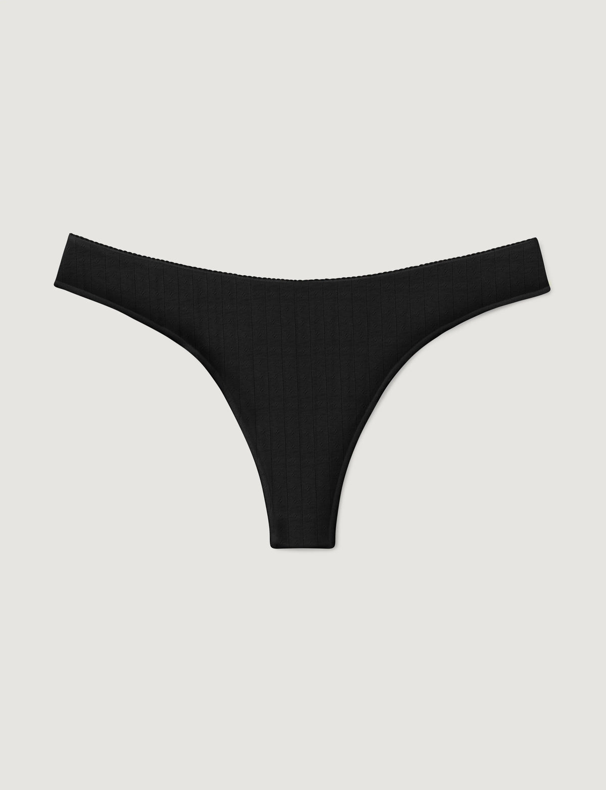 Women's Cotton Pointelle Thong