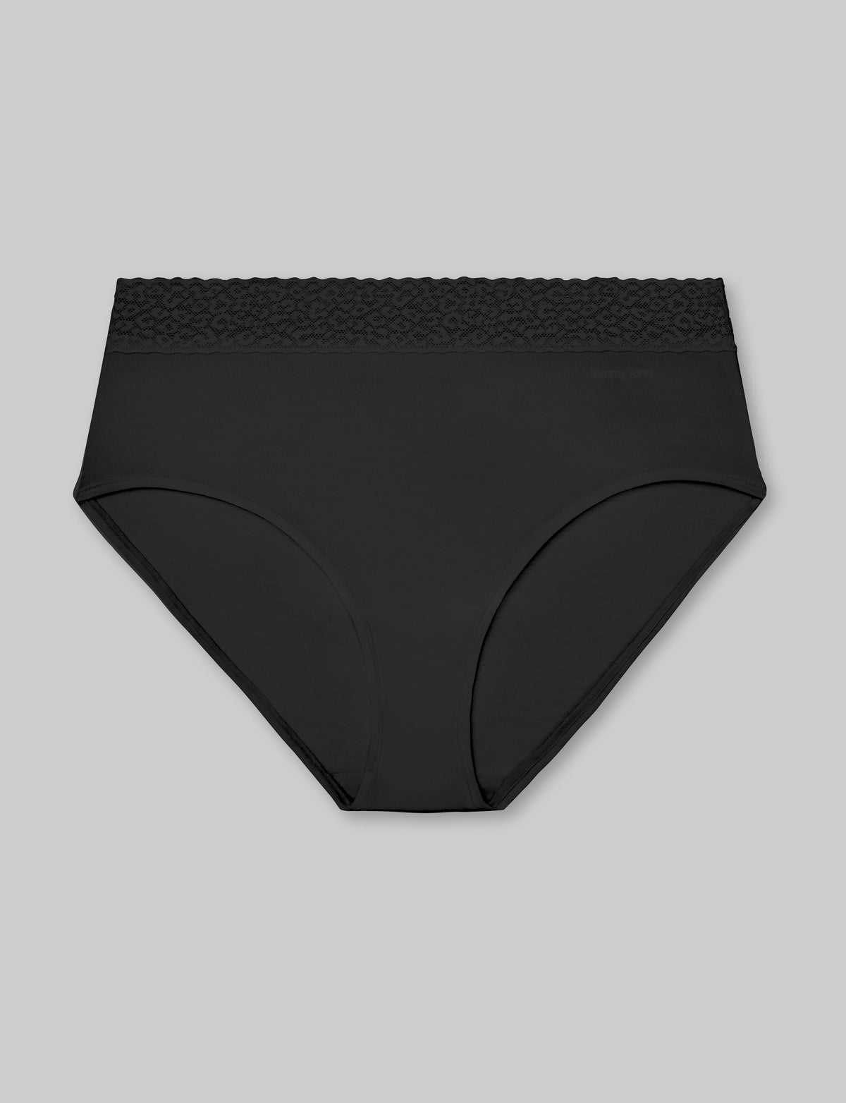 Women's Second Skin High Rise Brief, Lace Waist