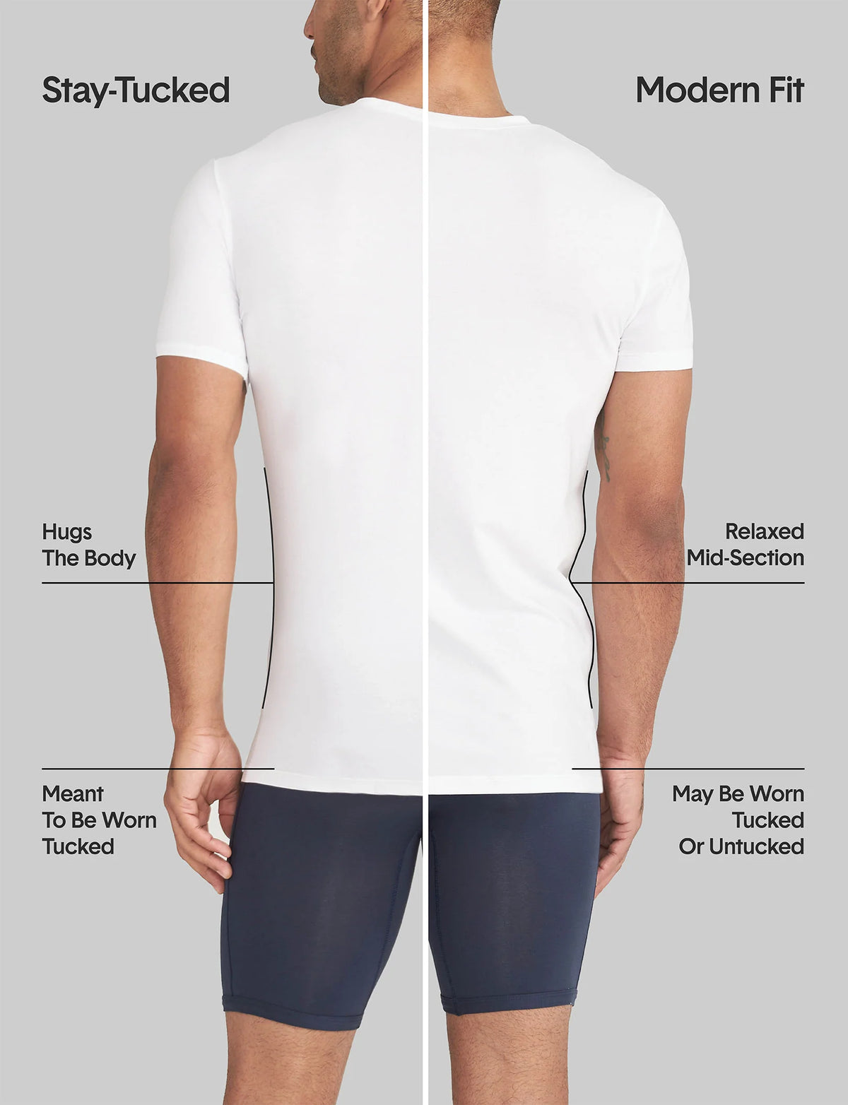 Second Skin Crew Neck Modern Fit Undershirt