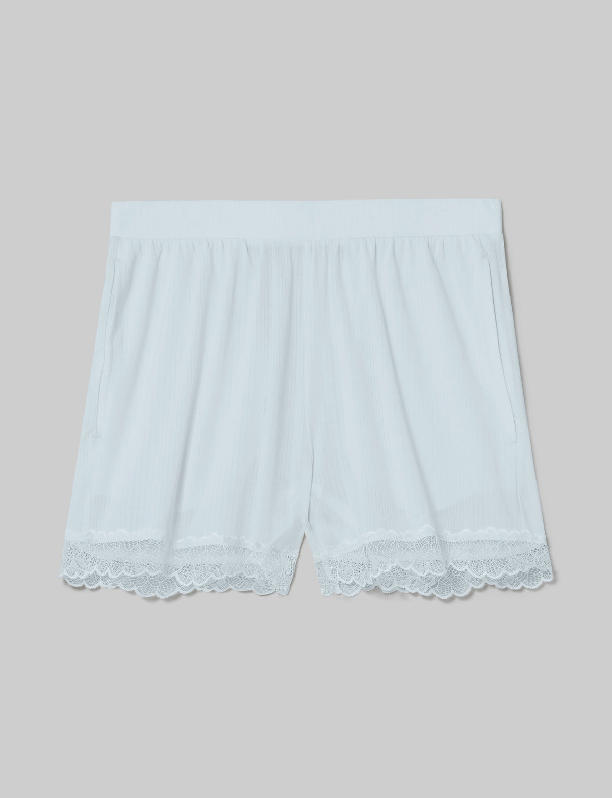 Women's Second Skin Luxe Rib Lace Short