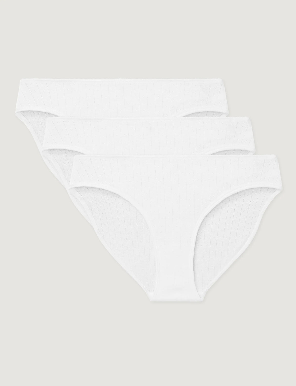 Women's Cotton Pointelle Bikini (3-Pack)