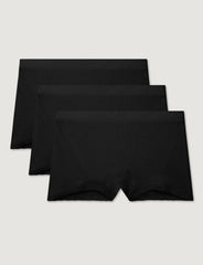 Women's Cotton Pointelle High Rise Boyshort (3-Pack)