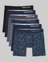 Cool Cotton Mid-Length Boxer Brief 6" (6-Pack)