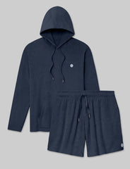 Towel Terry Hoodie & Short Set