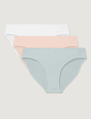 Women's Cotton Pointelle Bikini (3-Pack)